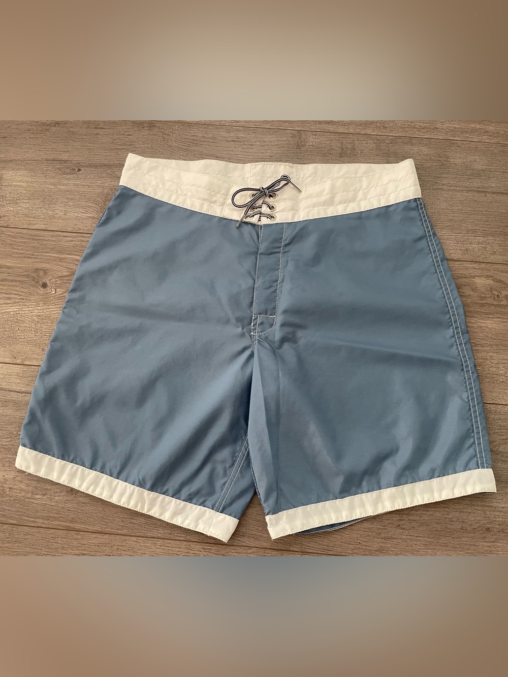 Birdwell Beach Britches Blue and White Board Shorts